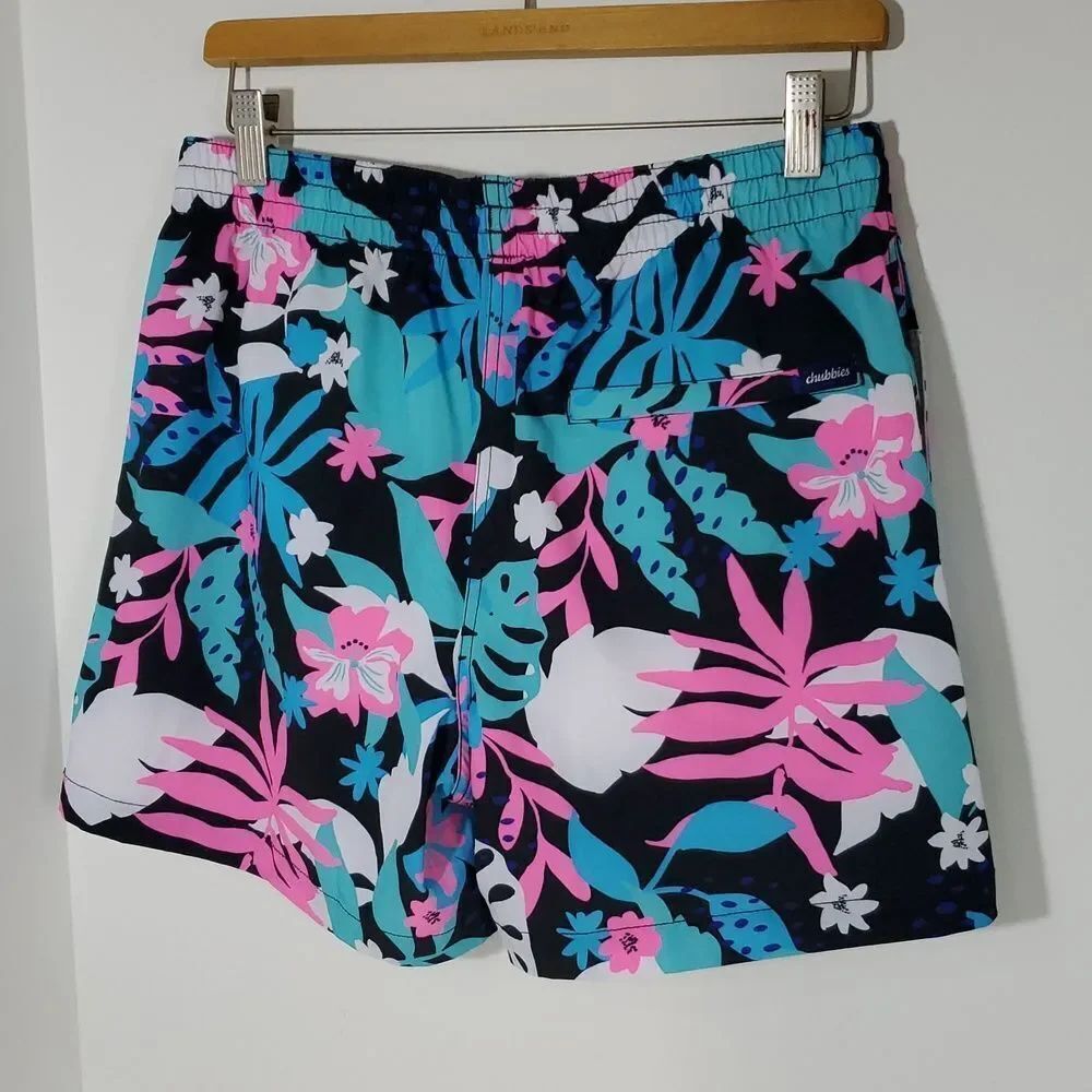 Chubbies The Juices 5.5" Classic Swim Trunks Floral Print M NWT - Picture 3 of 10